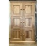 Solid Oak 6 Door School Cupboard