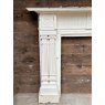 Reclaimed Grand Painted Mahogany Fire Surround