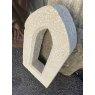 Wells Reclamation Hand Carved Natural Stone Arrow Slit Window