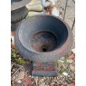 Vintage Garden Urn On Plinth