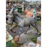 Stunning Bronzed Prancing Horse Statue