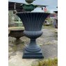 Art Deco Style Cast Iron Fanned Urn