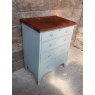 Early 20th Century Small Painted Chest Of Drawers