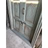 Stained Glass Arched Teak Doors