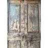 Rustic Teak Doors with Arched Glazed Panel