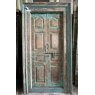 Pair of Impressive Teak Doors in Frame