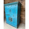 Rustic Blue Double Teak Cupboard