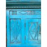 Rustic Blue Double Teak Cupboard