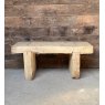 Rustic Reclaimed Heavy Fruitwood Bench