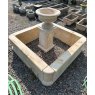 Natural Stone Fountain with Surround (Tuscan)