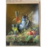 Fine Thomas F. Heesakkers (Dutch) Still Life Oil Painting