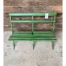 Rustic Hardwood Folding Garden Bench