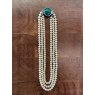 Vintage Three Strand Pearl Necklace