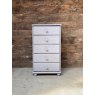 Vintage Painted Tall-Boy Chest Of Drawers