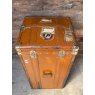 Antique 1920's Art Deco Cosmopolis Steamer Travel Trunk