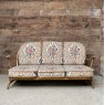 Vintage Ercol Upholstered 3 Seater Sofa