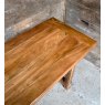 Rustic Hardwood Chunky Dining Table