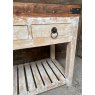 Rustic Butchers Block (Double Drawer)