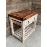 Rustic Butchers Block (Double Drawer)