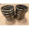 Rare Set of 18 Extra Large Victorian Brass Curtain Rings