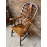 Antique 19th Century Victorian Elm & Beech Windsor Armchair