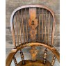 Antique 19th Century Victorian Elm & Beech Windsor Armchair