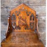 Antique 19th Century Gothic Style Carved Oak Church Chair