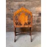 Antique 19th Century Gothic Style Carved Oak Church Chair