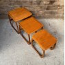 Vintage Retro Knoll Teak Nest Of Coffee Tables