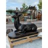 Fabulous Bronzed Cast Iron Reclined Stag Statue