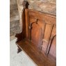 Fabulous Ecclesiastical 19th Century Oak Settle Pew
