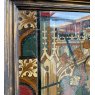 Beautiful Art Nouveau Glass Saint Paintings