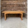 Solid Oak Topped Dining Table