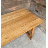 Solid Oak Topped Dining Table