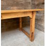 Solid Oak Topped Dining Table