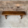 Antique Early 20th Century Hardwood Bench