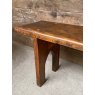 Antique Early 20th Century Hardwood Bench