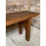 Antique Early 20th Century Hardwood Bench