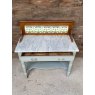 Antique Late 19th Century Tiled Back Marble Washstand