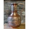 Vintage Embossed Copper Jug