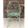 Wire Curved Back Garden Chairs