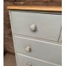 Vintage Hand Painted Pine Chest Of Drawers