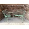 Wells Reclamation Wire Curved Back Garden Chairs