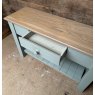 Contemporary Painted Oak Console Table