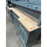 Large Painted Pine Glazed Dresser