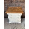 Antique French Painted Pine Chest Of Drawers