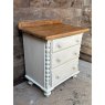 Antique French Painted Pine Chest Of Drawers