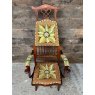 Antique Edwardian Folding Campaign Chair