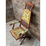 Antique Edwardian Folding Campaign Chair