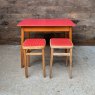 Vintage Mid Century Formica Dining Table & Stools